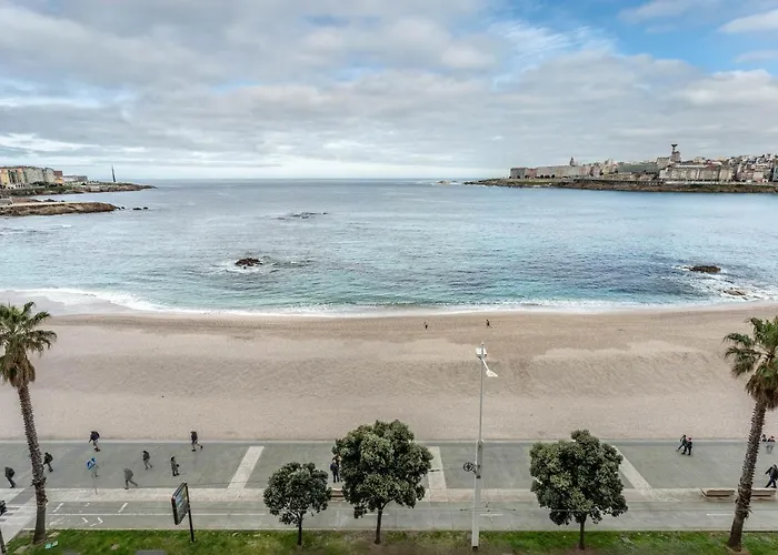 Apartamento En Primera Linea De Playa Riazor